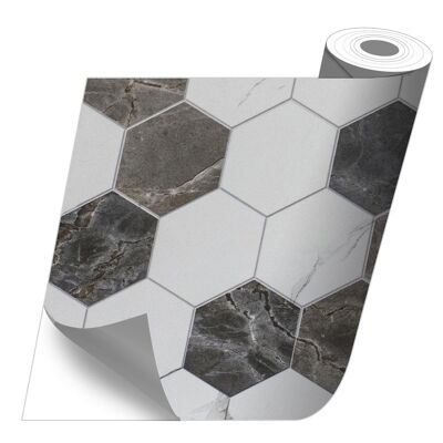 Rollo sticker Hexamarble-37072