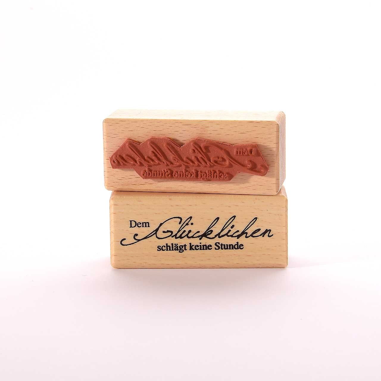 Titolo del francobollo con motivo: Non c'è un'ora per i felici