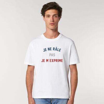 T-SHIRT BIANCA NON RALLE IO PARLO
