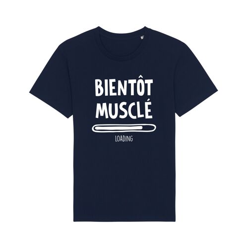 Tshirt navy bientôt musclé