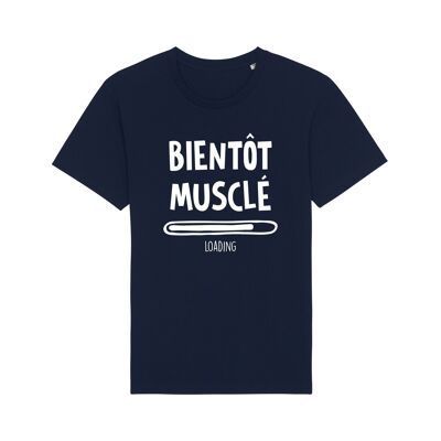 TSHIRT NAVY KOMMT BALD