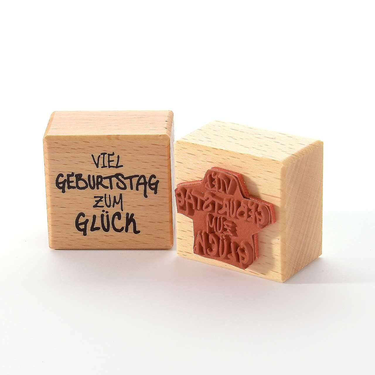 Timbro con motivo Titolo: Buon compleanno