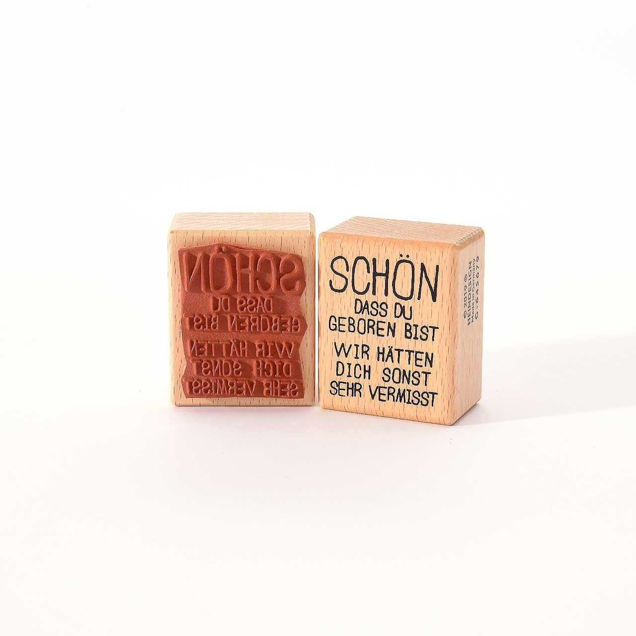 Titolo francobollo motivo: Bello che tu sia nato