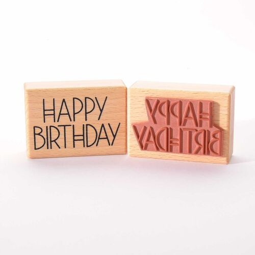 Motivstempel Titel: Happy Birthday