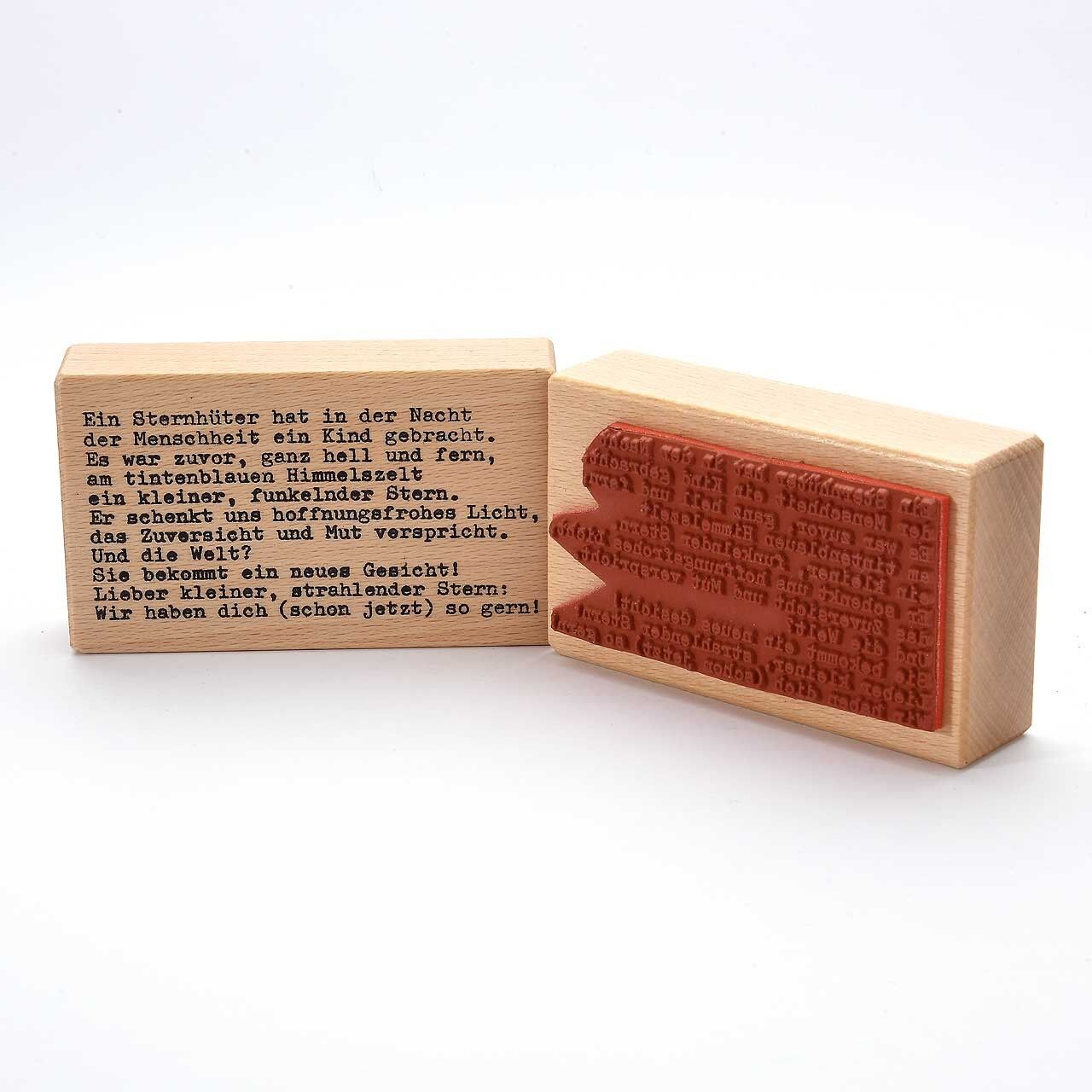 Titolo francobollo motivo: Un guardiano stellare ha nella notte ...