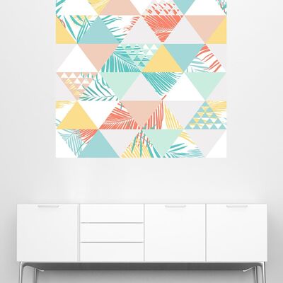 Mural Tropical Triangle-32198