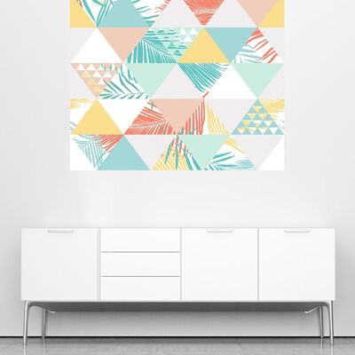 Mural Tropical Triangle-32198