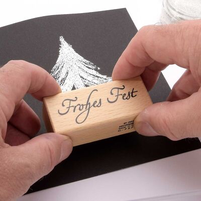 Motivstempel Titel: Frohes Fest