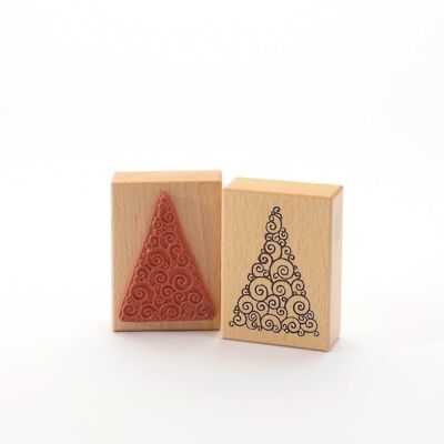 Motif stamp title: Christmas tree to curl