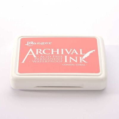 Ranger Archival Ink Pad - Coastal Carol · Coral