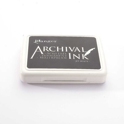 Ranger Archival Ink Stempelkissen - Jet Black · Schwarz