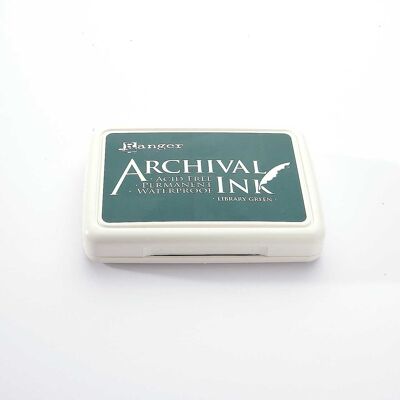 Ranger Archival Ink Pad - Libreria Verde · Verde scuro