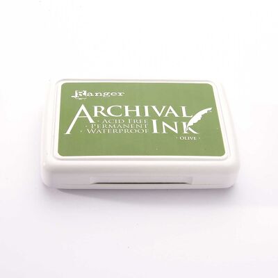 Almohadilla de tinta Ranger Archival - Verde oliva · Verde oliva