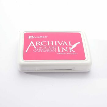 Tampon encreur Ranger Archival - Vibrant Fuchsia Pink 1