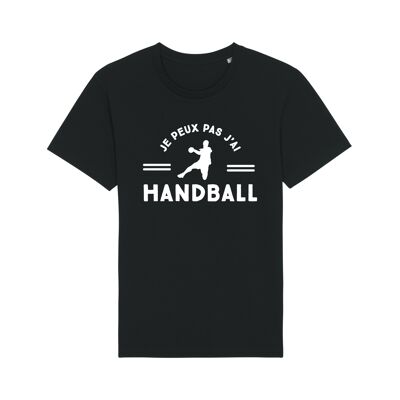 Tshirt noir je peux pas j'ai handball