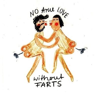 Postcard - No true Love without Farts

| greeting card