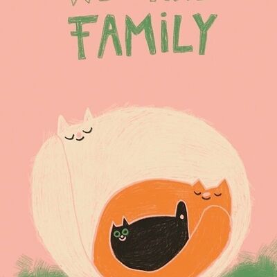 Postcard - We Are Family

| greeting card