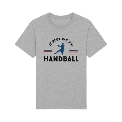 Tshirt gris chiné je peux pas j'ai handball