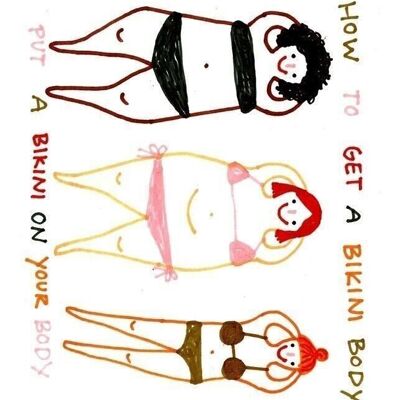 Postcard - Bikini Body

| greeting card