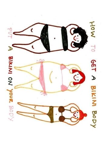 Carte postale - Bikini Body

| carte de voeux