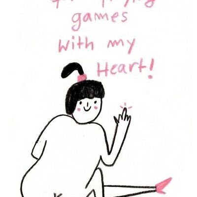 Postkarte - Quit Playing Games with My Heart

| Grußkarte
