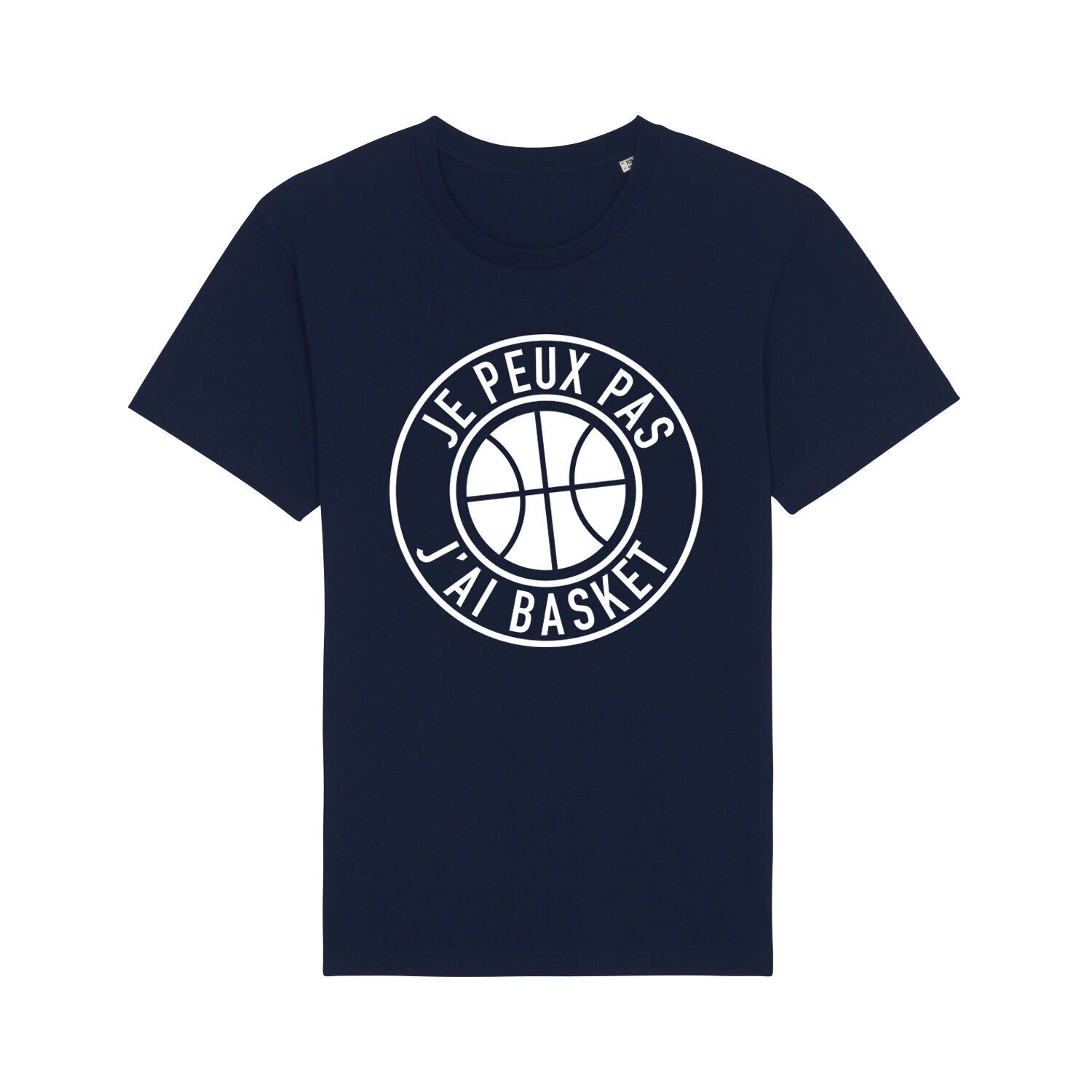 TSHIRT BLU MARINA NON POSSO HO BASKET