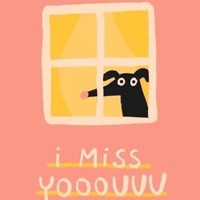 Postcard - I Miss Yooouuu

| greeting card