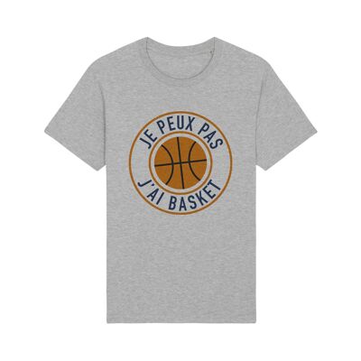 HOT GRAY TSHIRT I CAN'T HAVE BASKETBALL