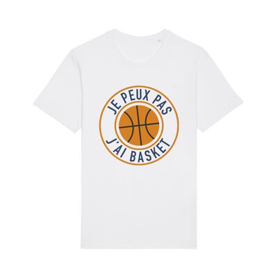 WHITE TSHIRT I CAN NOT I HAVE BASKETBALL