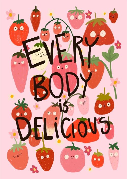 Everybody is Delicious Print

| Grußkarte