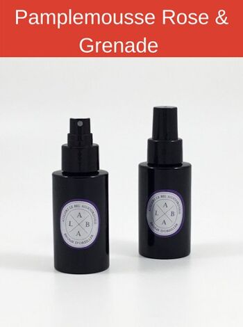 Spray d'ambiance rechargeable 100 ml - Parfum Pamplemousse Rose & Grenade