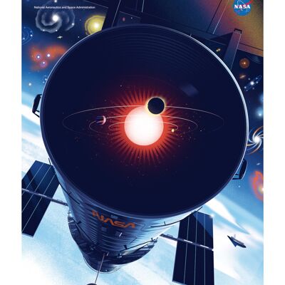 Plakat 50x70 NASA Hubble