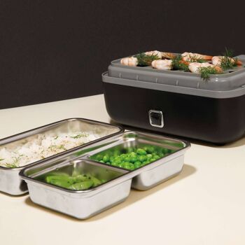 Compra The Food Steamer: contenitore per il pranzo riscaldato / pentola a  vapore all'ingrosso