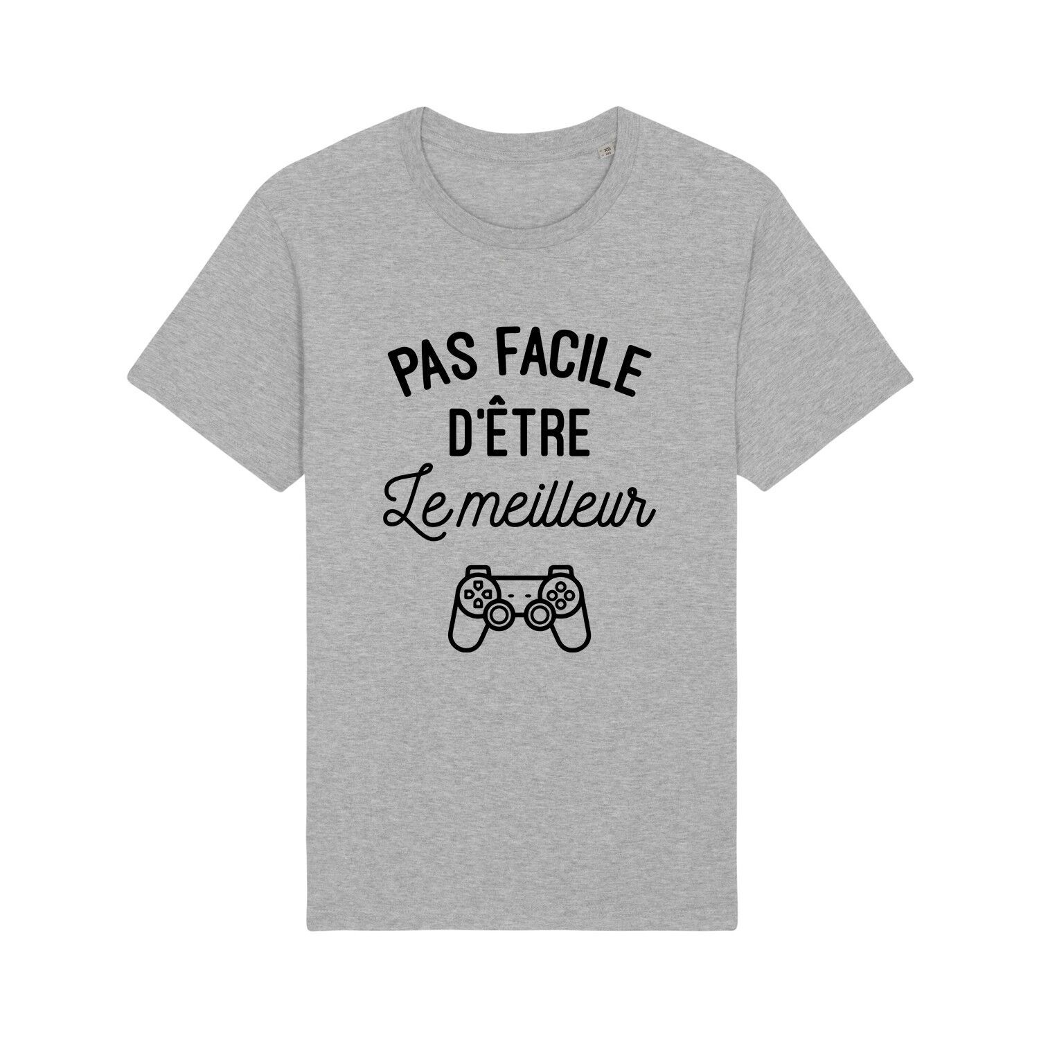 Maglietta grigio melange non è facile essere i migliori