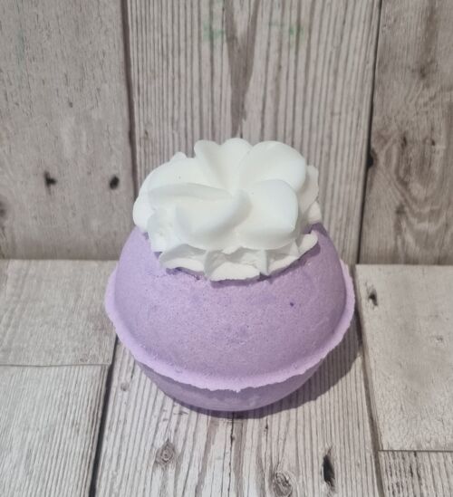 Lavender and Chamomile Whipped Top Bath Bomb