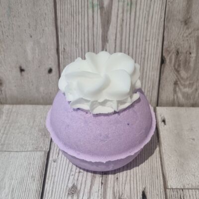 Lavender and Chamomile Whipped Top Bath Bomb