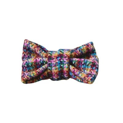 Rainbow Dog Bow Tie – Harris Tweed