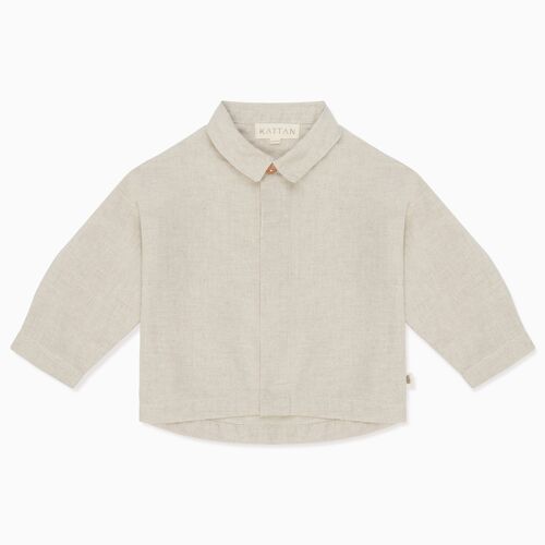 Collar Linen Shirt