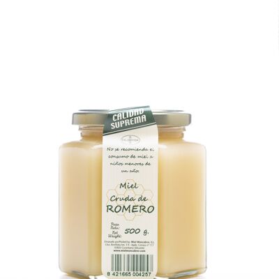 Miel Cruda de Romero 500 g. Caja de 5 uds.