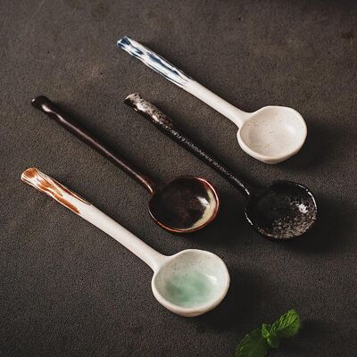Ceramic spoons | ceramics | various colors | 16.2cm