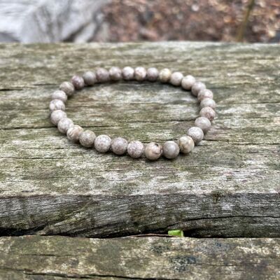 Bracelet élastique Lithothérapie en Maifanite