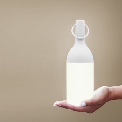 Confezione da 2 lampade ELO baby Nomad, BIANCHE, 80 lumen, Stagne, Ricaricabili, Autonomia estesa fino a 40 h