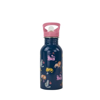 Botella de agua infantil - Grandes felinos