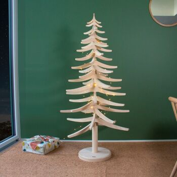 Le Sapin Sympa, sapin de Noël réutilisable en bois, 160 cm 8