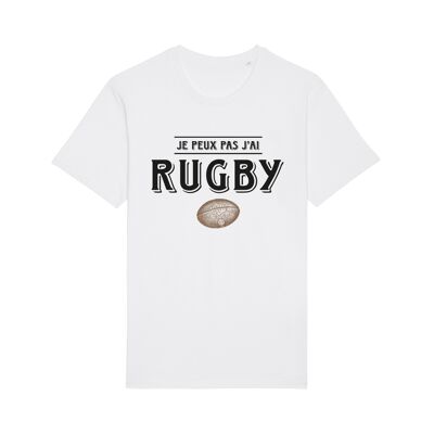 CAMISETA BLANCA NO PUEDO TENER RUGBY