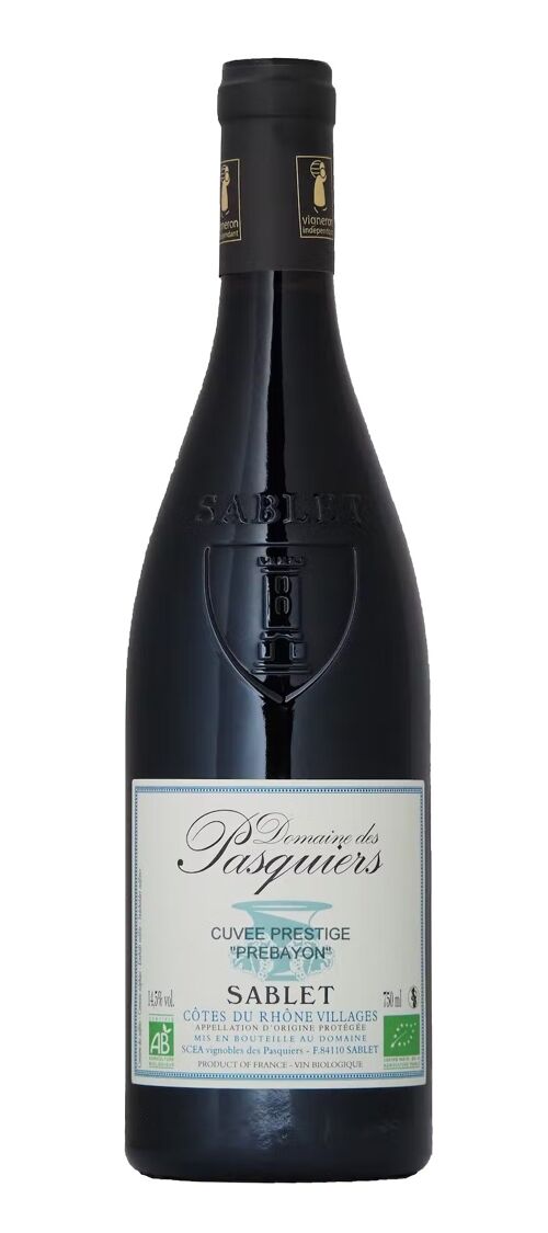 AOP Côtes du Rhône villages Sablet, Cuvée Prestige, rouge, 2020