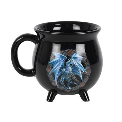 Yule Colour Changing Cauldron Mug by Anne Stokes