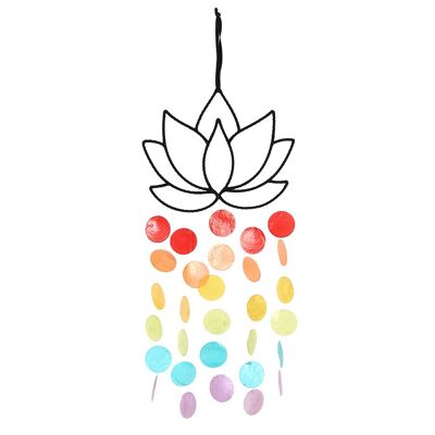 67cm Wire Lotus Hanging Decoration