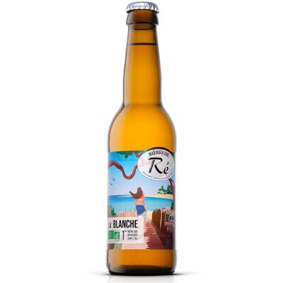 Artisanal Organic White Beer from Ré 33cl - 5% vol.