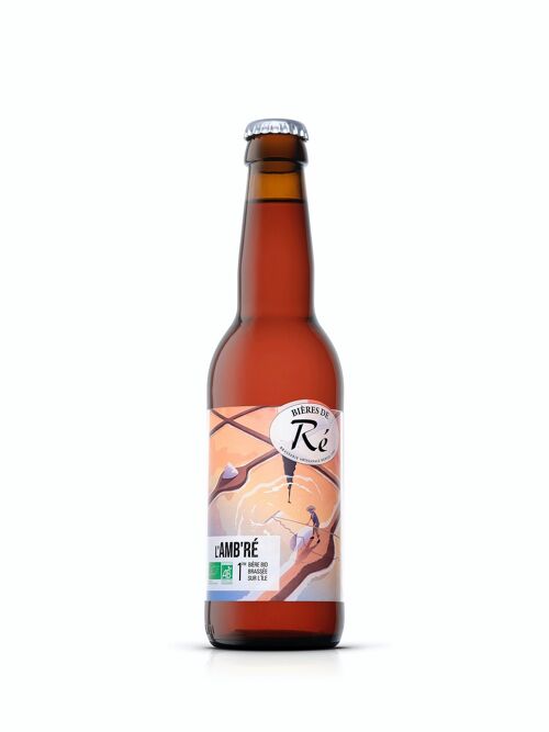 Bière Ambré Bio artisanale de Ré 33cl - 5,8%